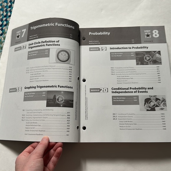 Houghton Mifflin Harcourt Algebra 2 Volume 1 - Picture 11 of 13